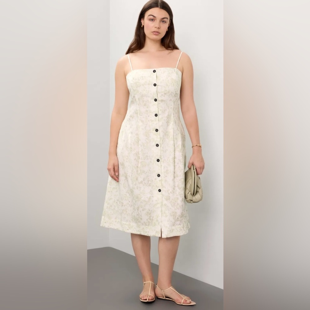 Person Choi By Rtr Button Up Linen Dress (0125)